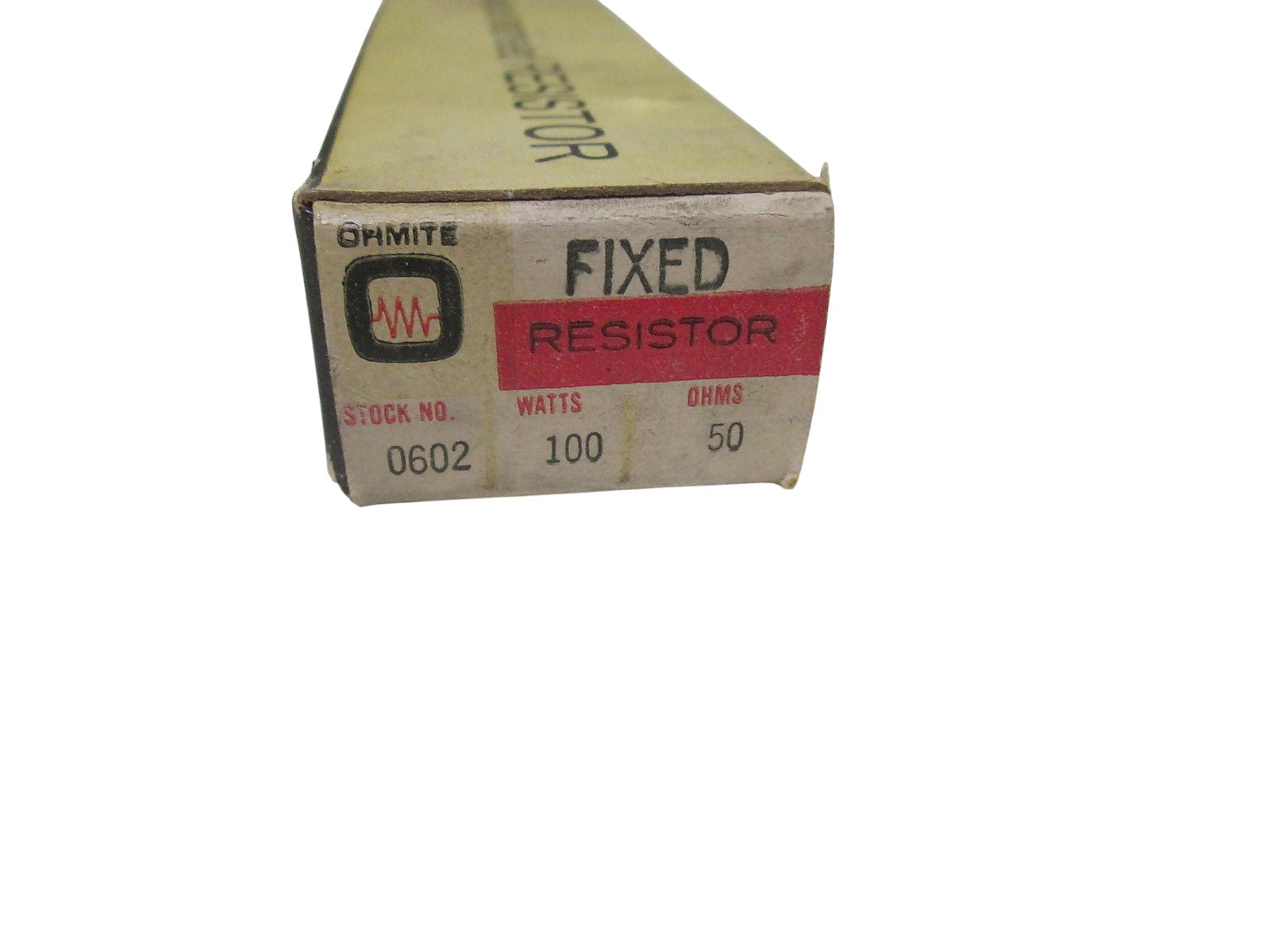 OHMITE 0602 FIXED RESISTOR 100W 50 OHMS NSMP
