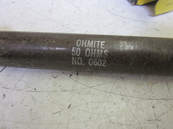 OHMITE 0602 FIXED RESISTOR 100W 50 OHMS NSMP