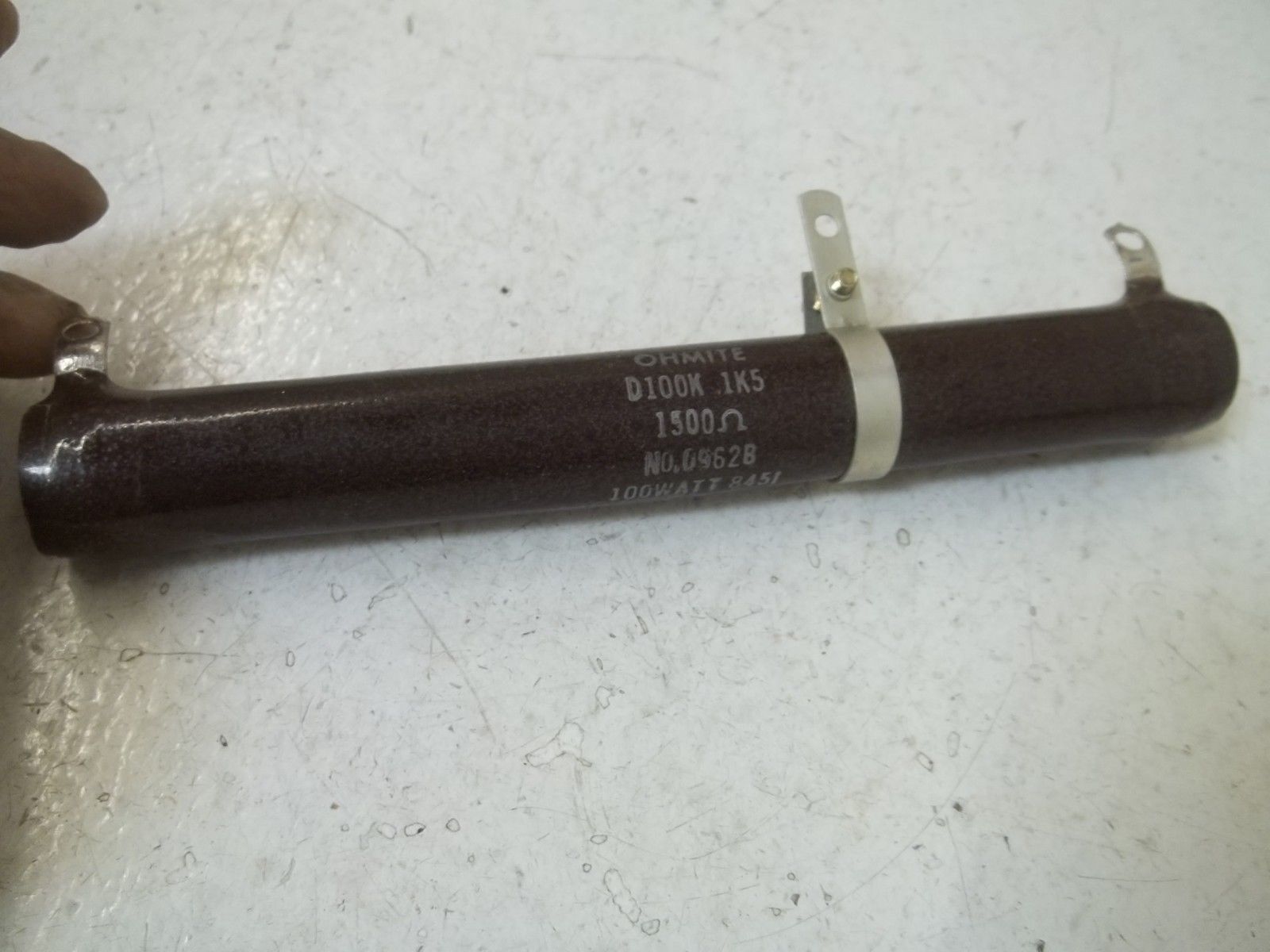 OHMITE 0962B (D100K1K5) RESISTOR 100WATTS, 1K5 OHMS NSMP