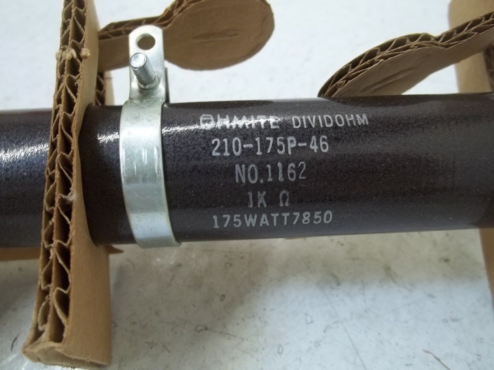 OHMITE 1162 (210-175P-46) RESISTOR 175WATTS, 1K OHMS NSMP