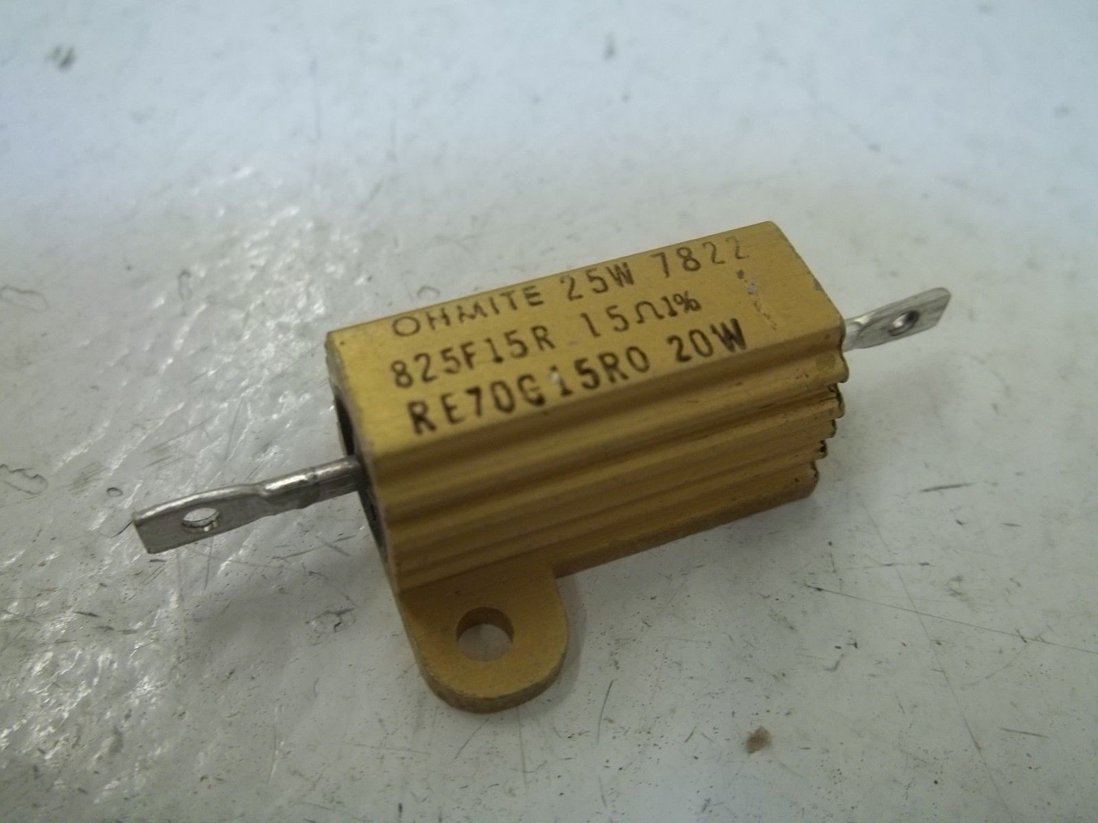 OHMITE 825F15R RESISTOR 15OHMS 25W NSMP