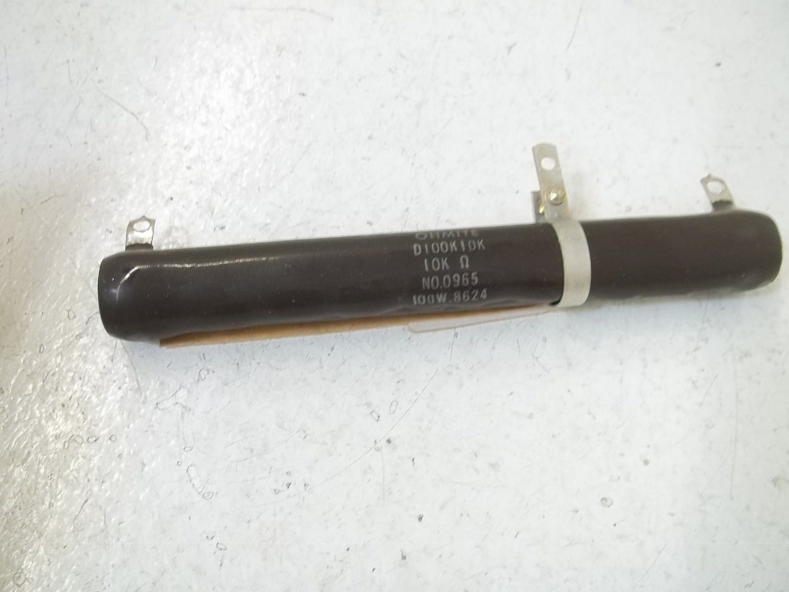 OHMITE D100K10K RESISTOR 100WATTS, 10K OHMS NSMP