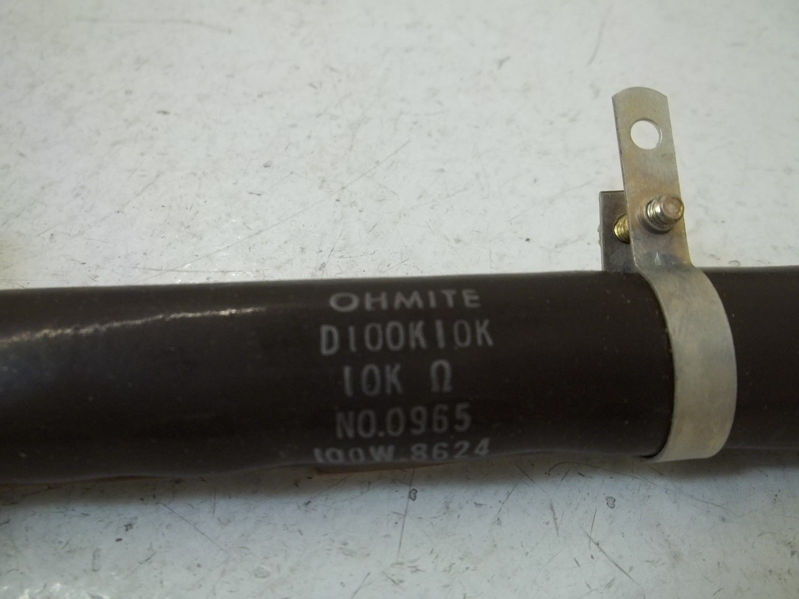 OHMITE D100K10K RESISTOR 100WATTS, 10K OHMS NSMP