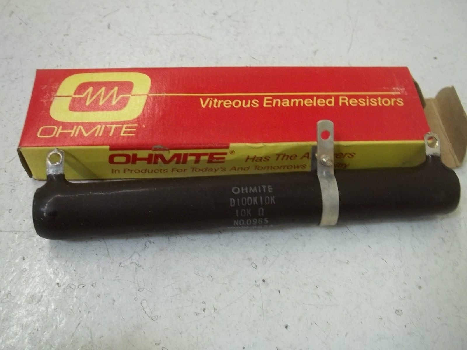 OHMITE D100K10K RESISTOR 100WATTS, 10K OHMS NSMP