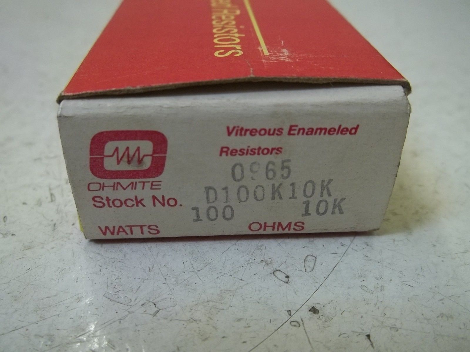 OHMITE D100K10K RESISTOR 100WATTS, 10K OHMS NSMP