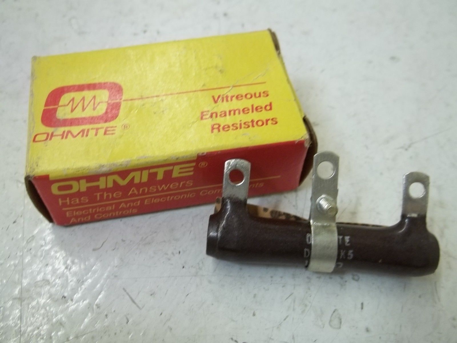 OHMITE D12K1K5 RESISTOR 12WATTS, 1K5 OHMS NSMP