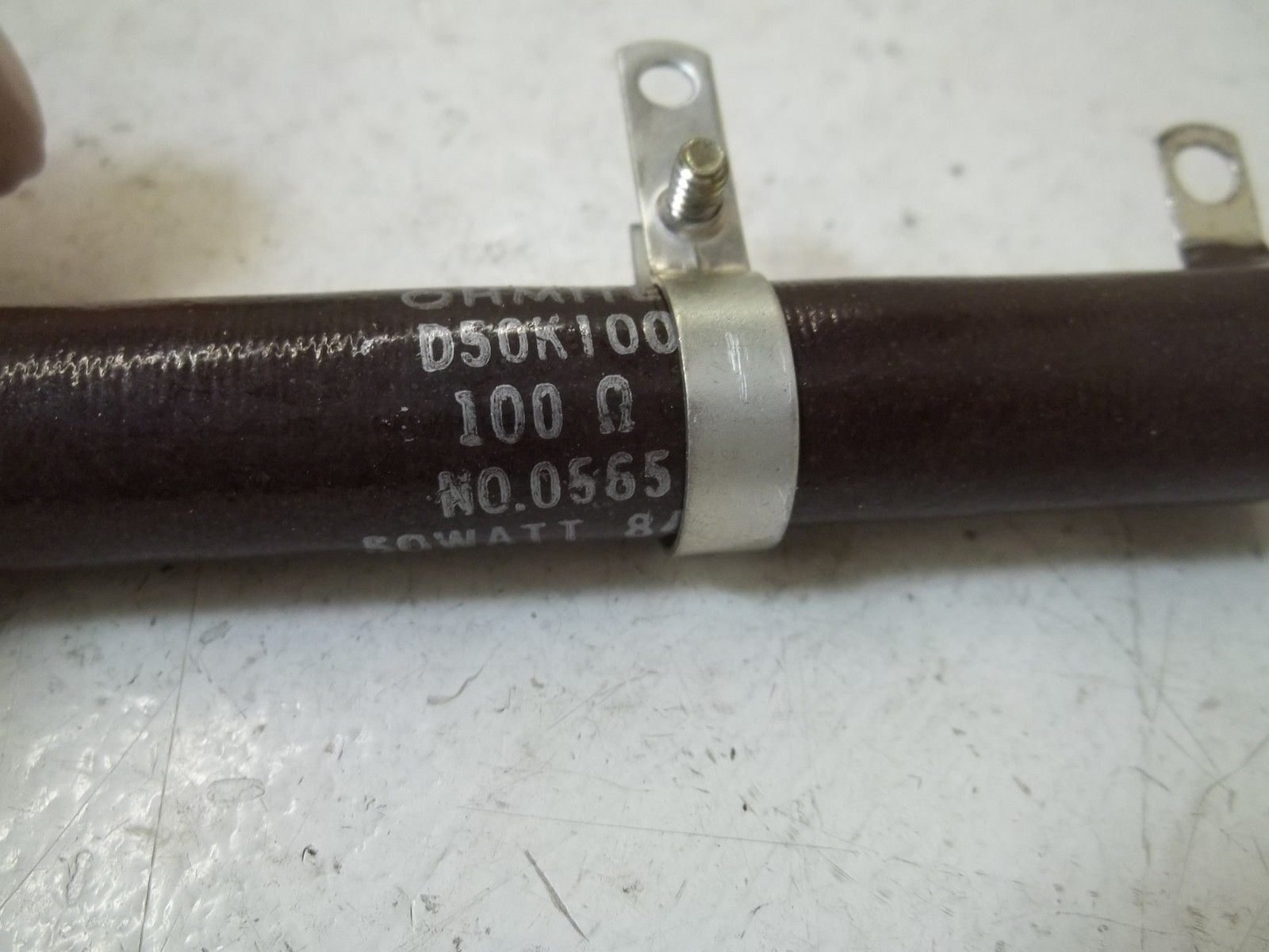 OHMITE D50K100 RESISTOR 100 OHMS  NSMP