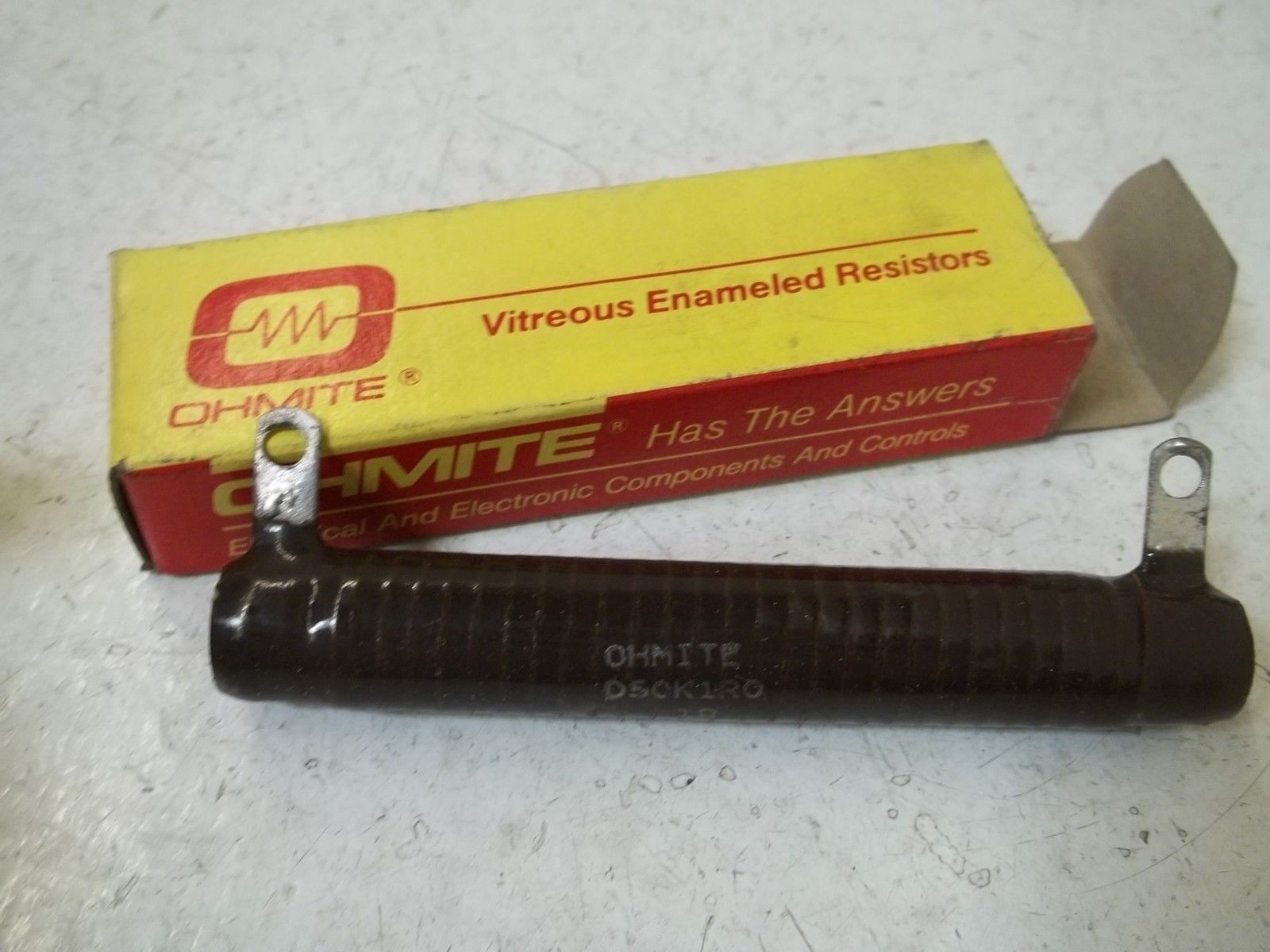 OHMITE D50K1R0 RESISTOR 50WATTS, 1 OHMS UNMP