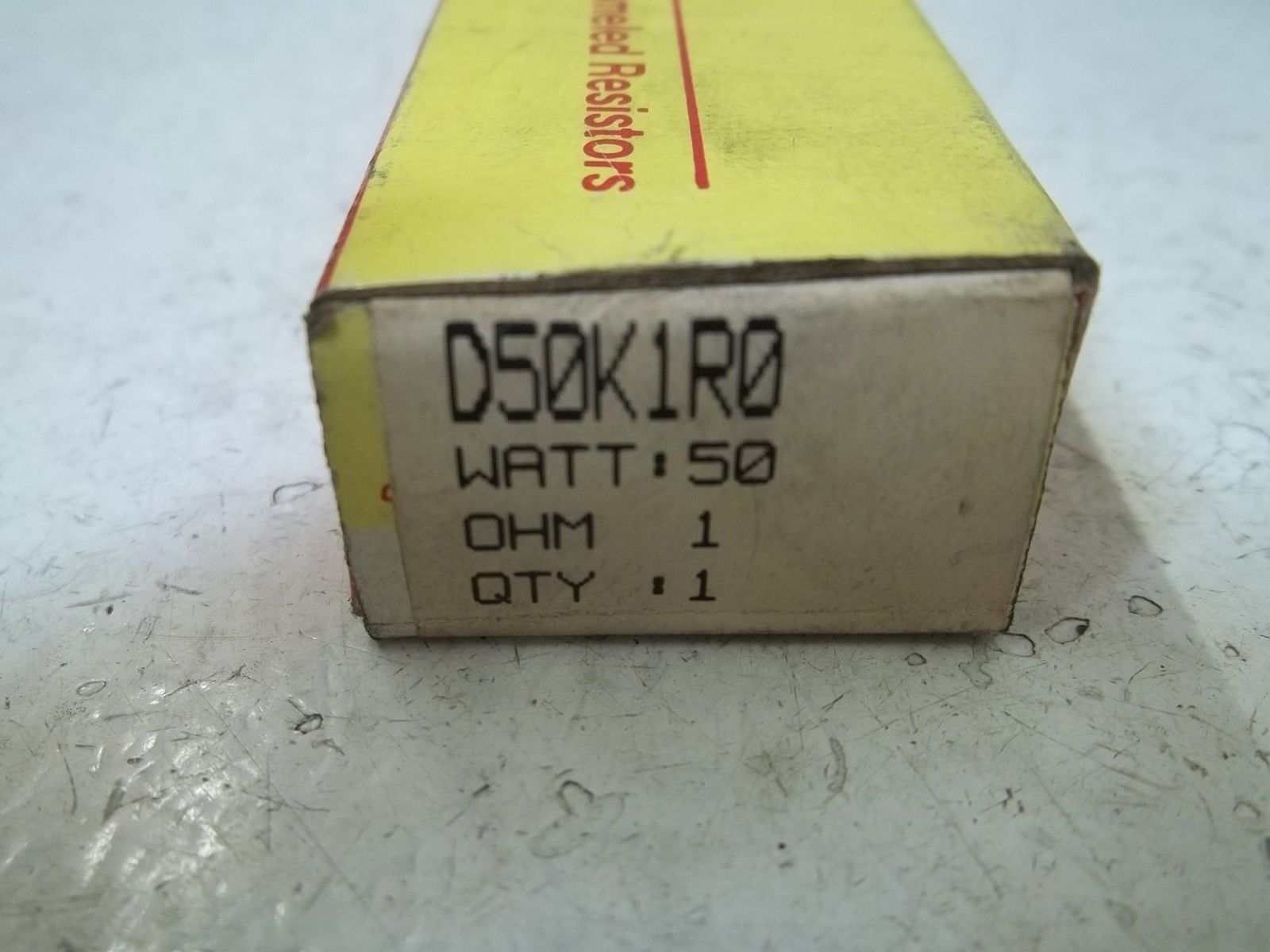 OHMITE D50K1R0 RESISTOR 50WATTS, 1 OHMS UNMP