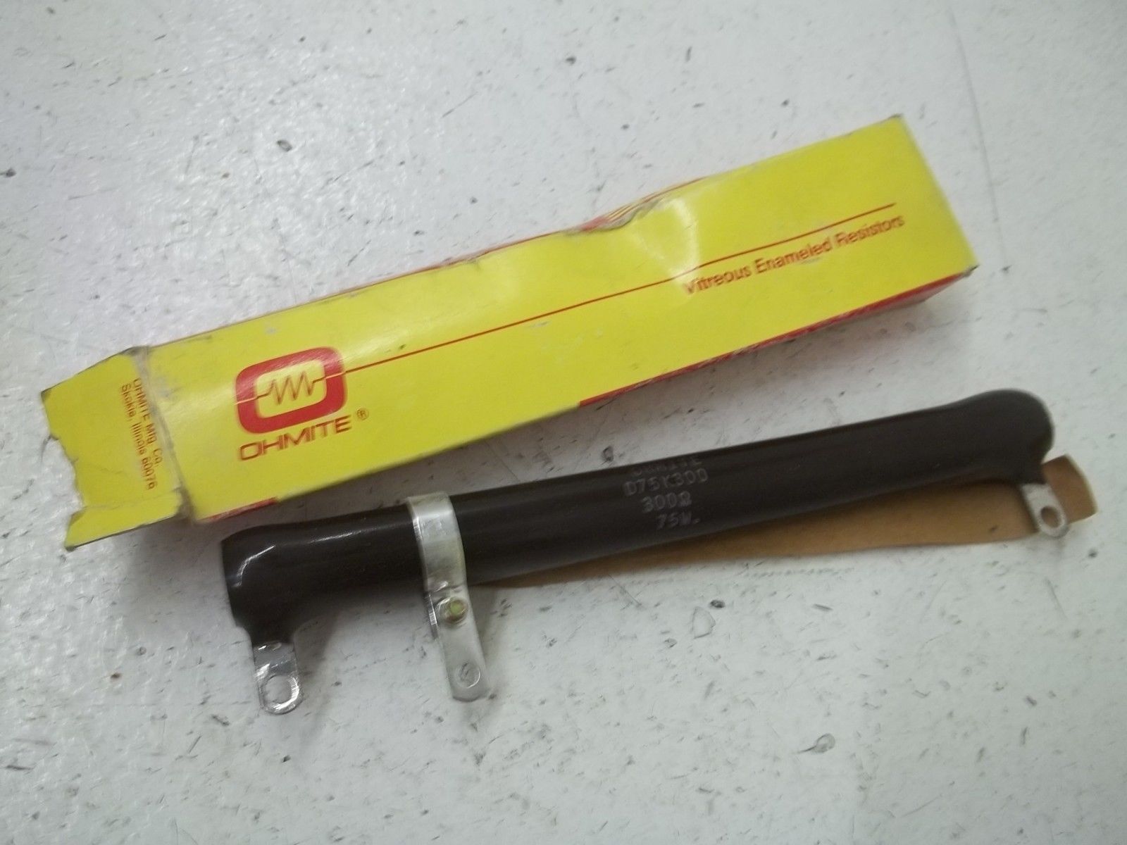 OHMITE D75K300 RESISTOR 75WATTS 300 OHM NSMP