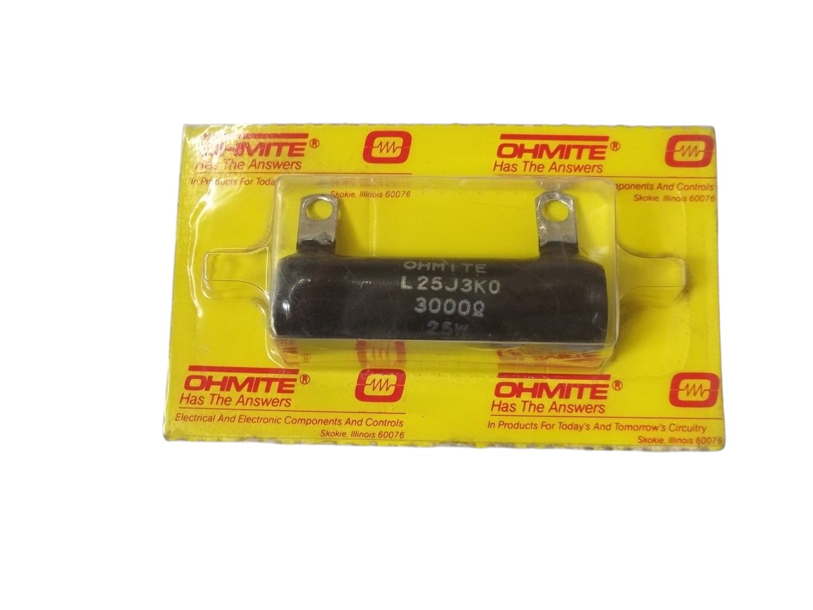 OHMITE L25J3K0 RESISTOR NSMP