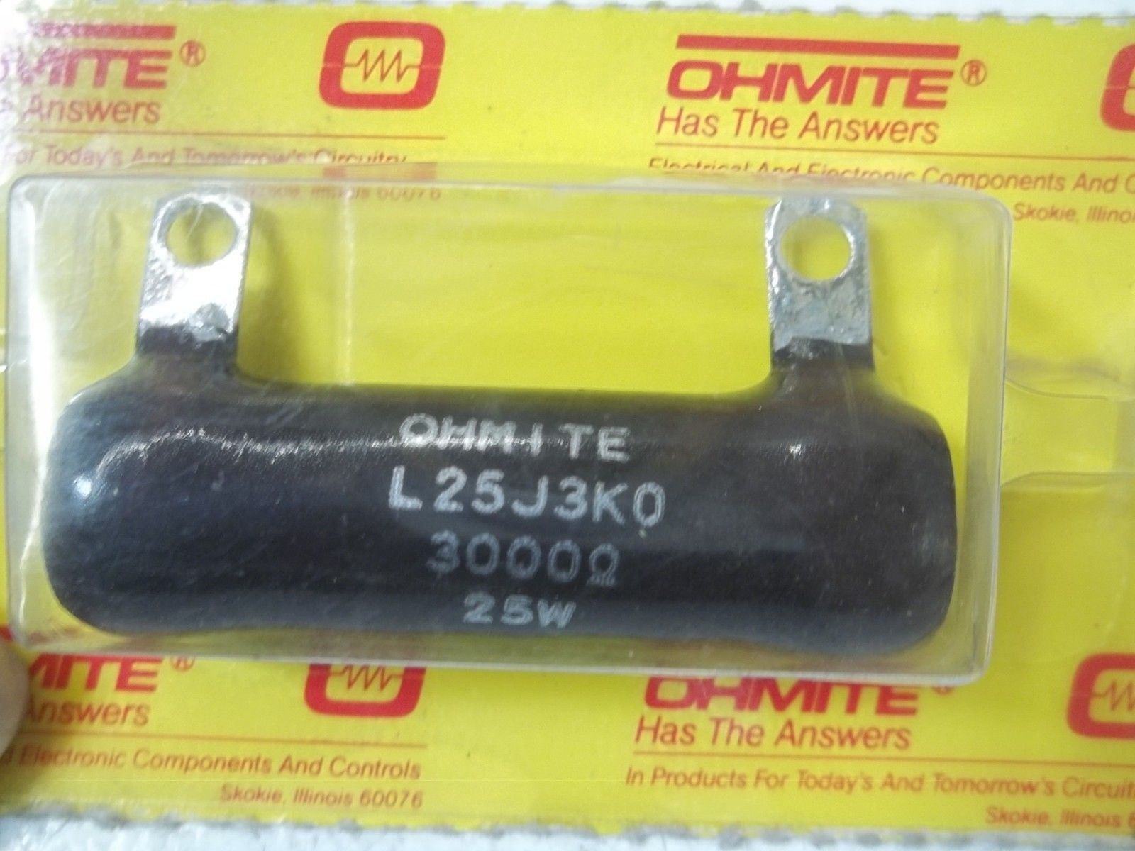 OHMITE L25J3K0 RESISTOR NSMP