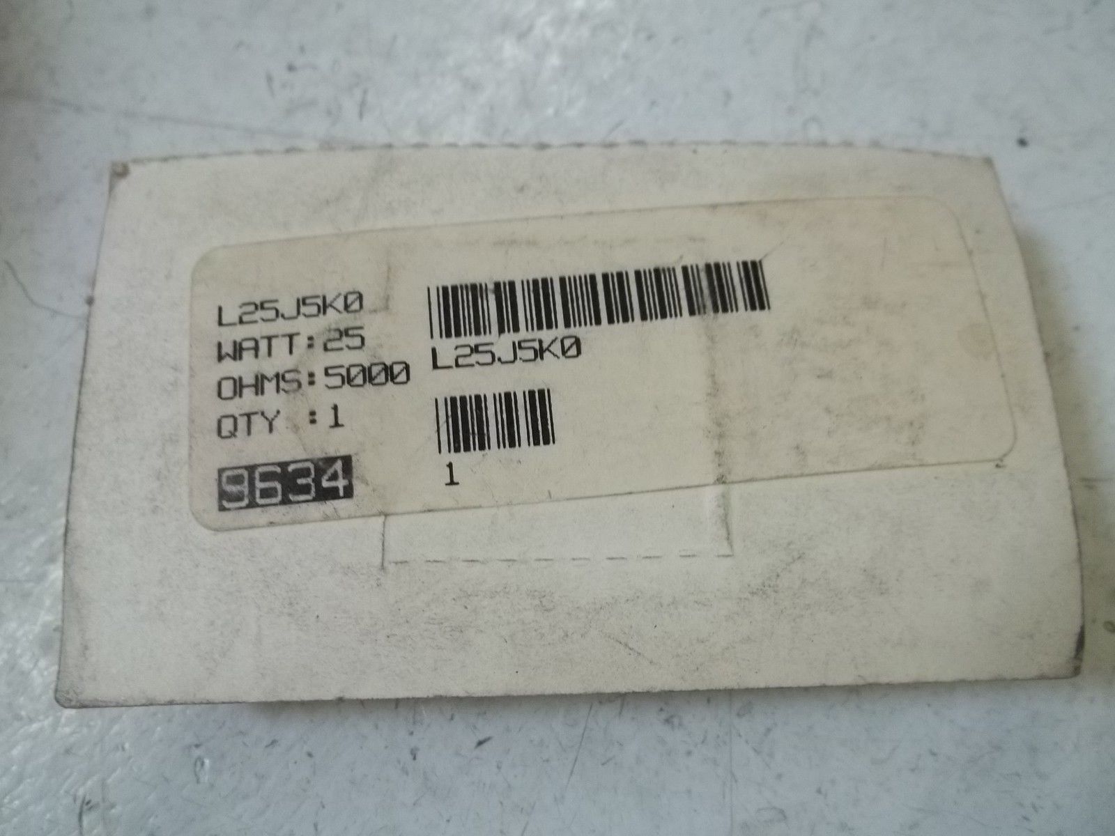 OHMITE L25J5K0 RESISTOR NSMP