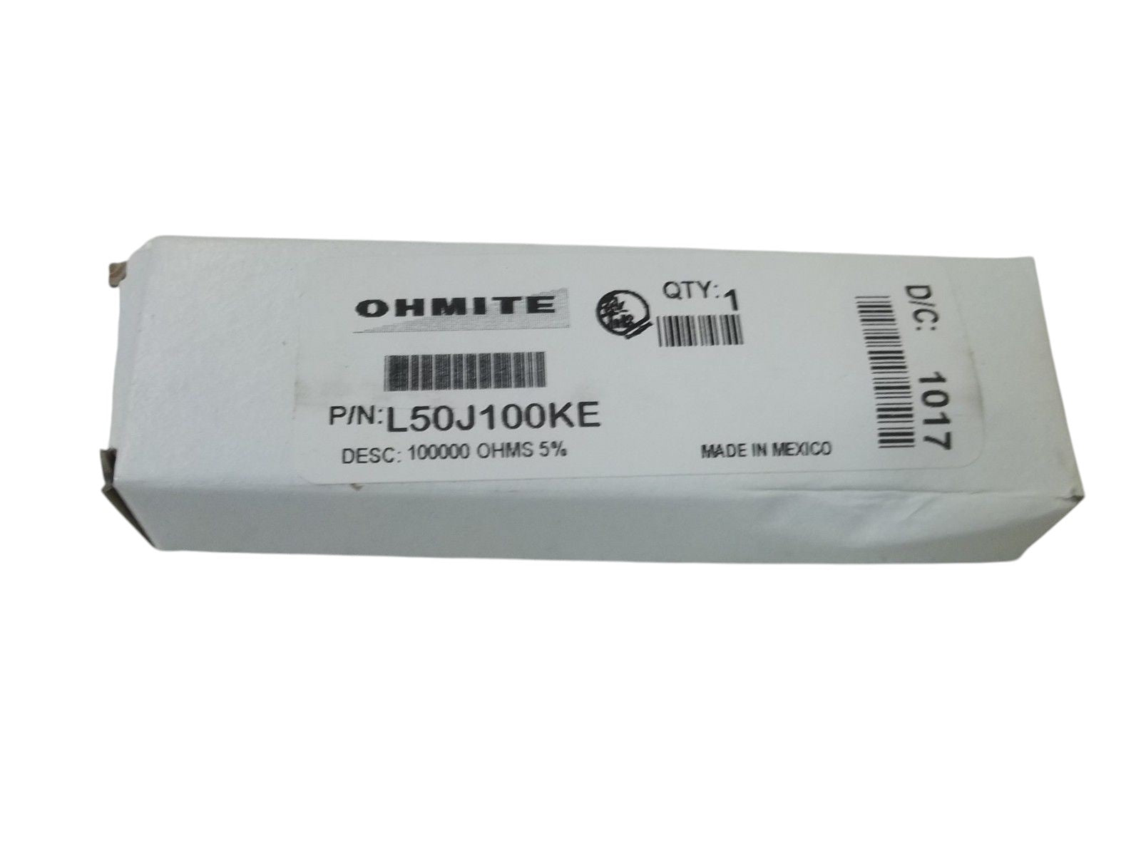 OHMITE L50J100KE RESISTOR NSMP
