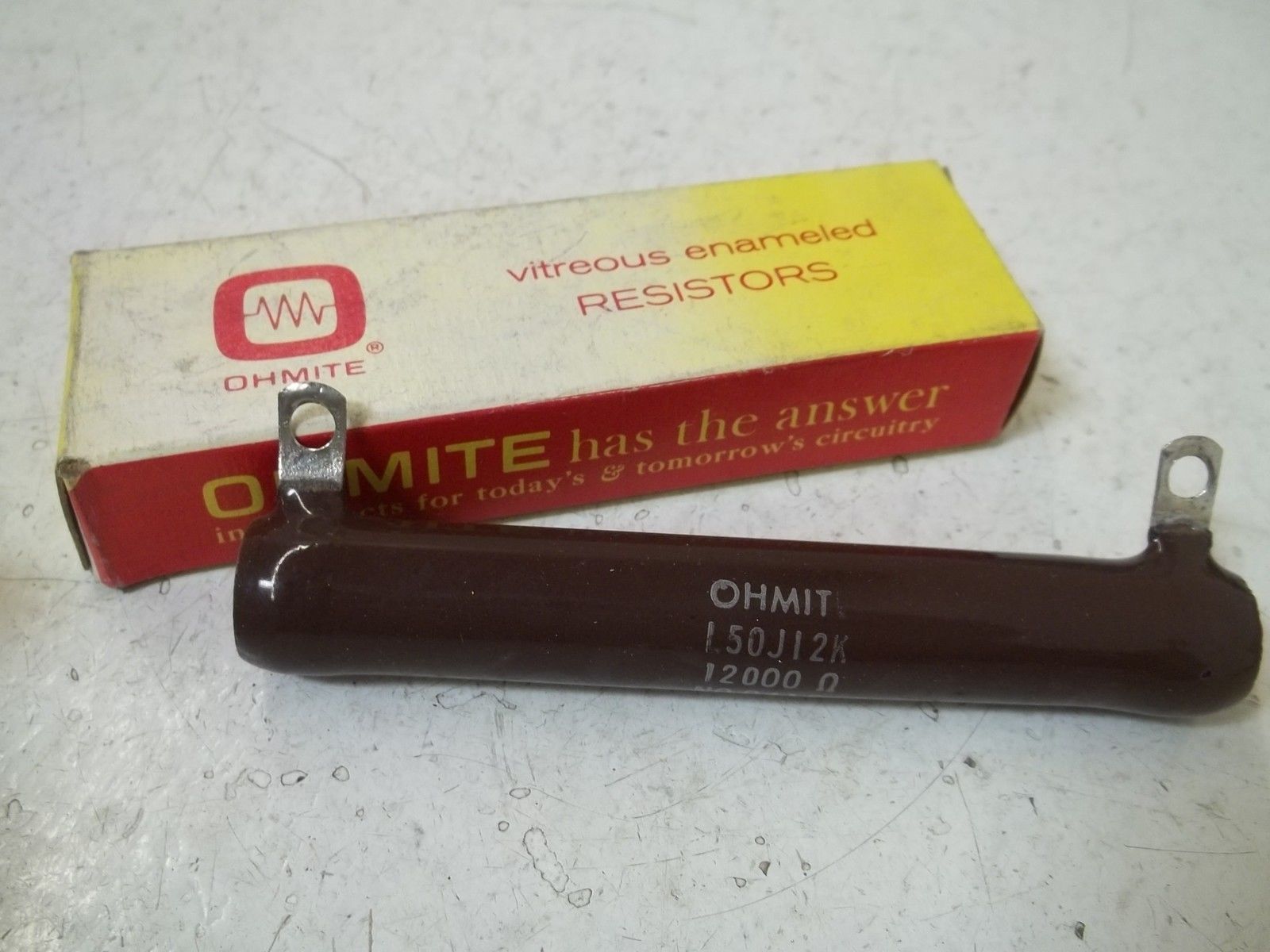 OHMITE L50J12K RESISTOR 50WATTS, 12K OHMS NSMP