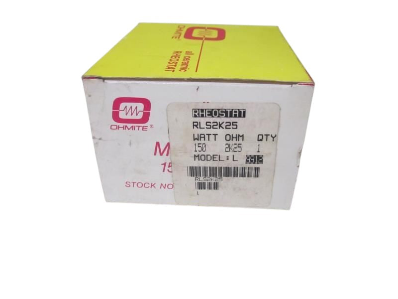 OHMITE RLS2K25 2K25 OHM RHEOSTAT NSMP