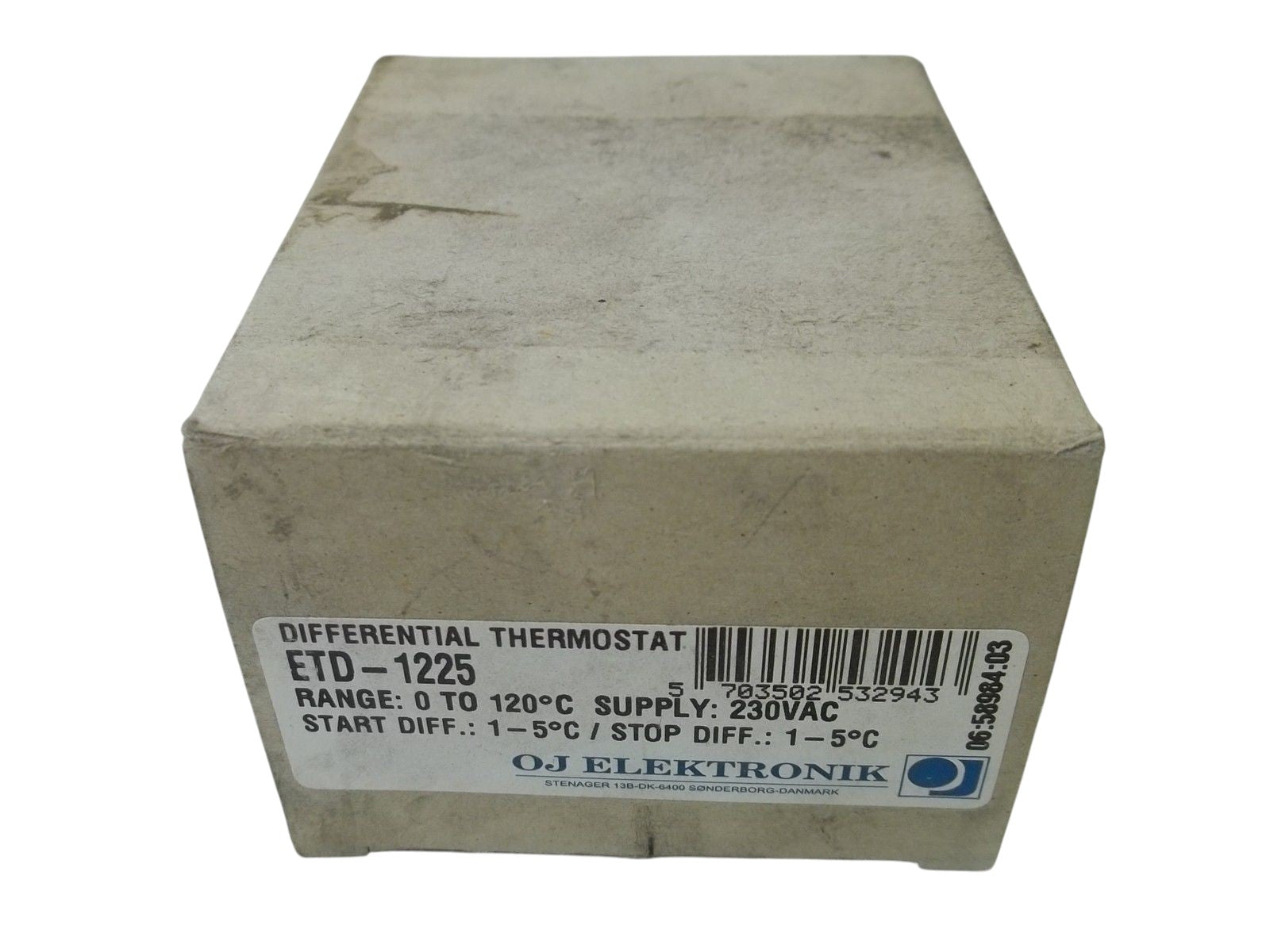 OJ ELEKTRONIK ETD-1225 DIFFERENTIAL THERMOSTAT NSMP