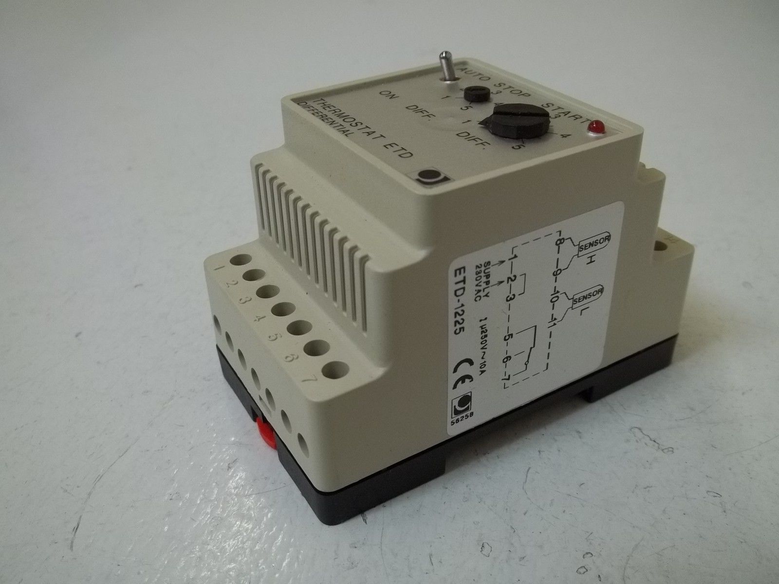 OJ ELEKTRONIK ETD-1225 DIFFERENTIAL THERMOSTAT NSMP
