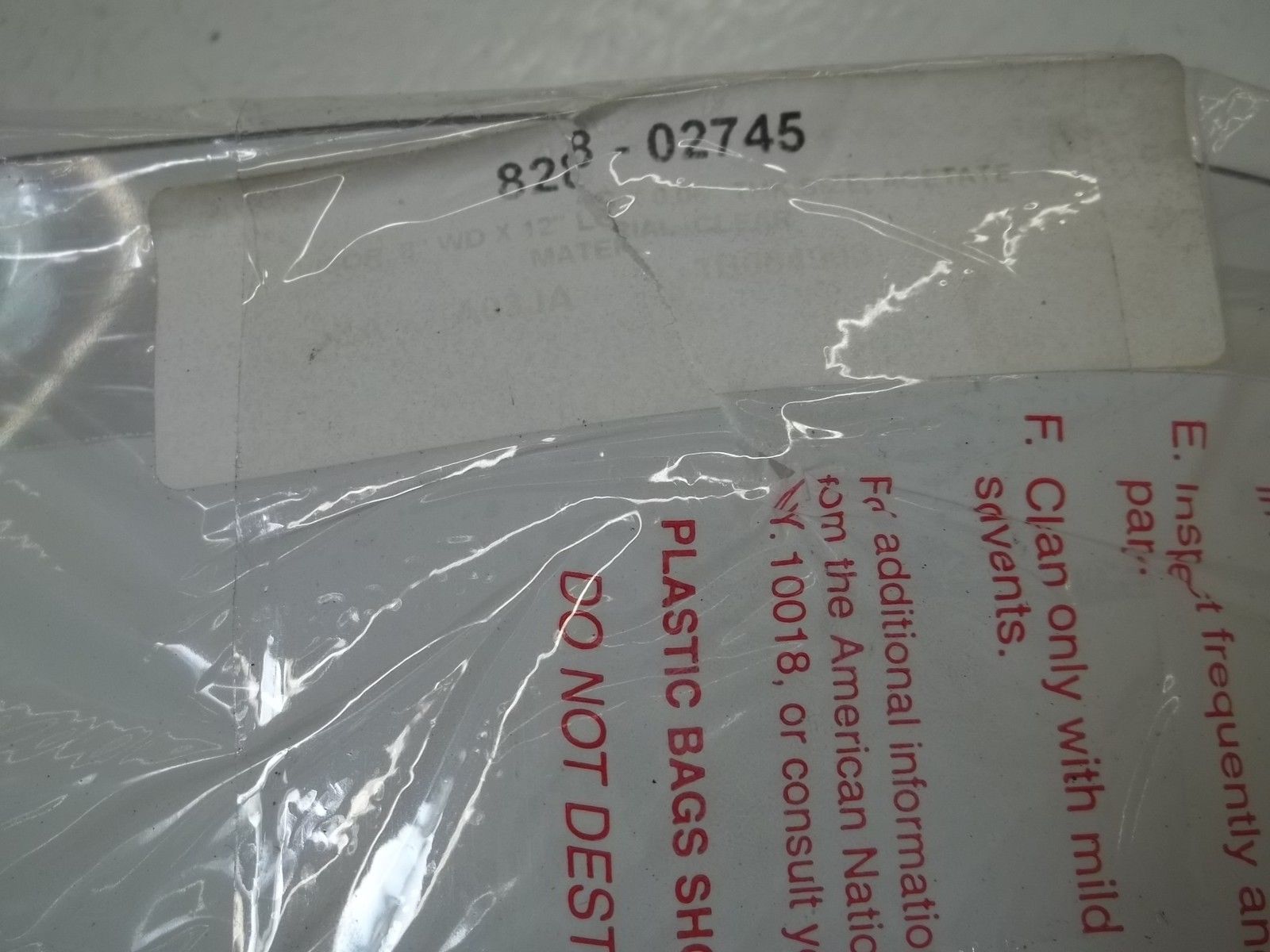 OKI BERING VISOR 8X12X.060 CLEAR 0754-0020 NSNP