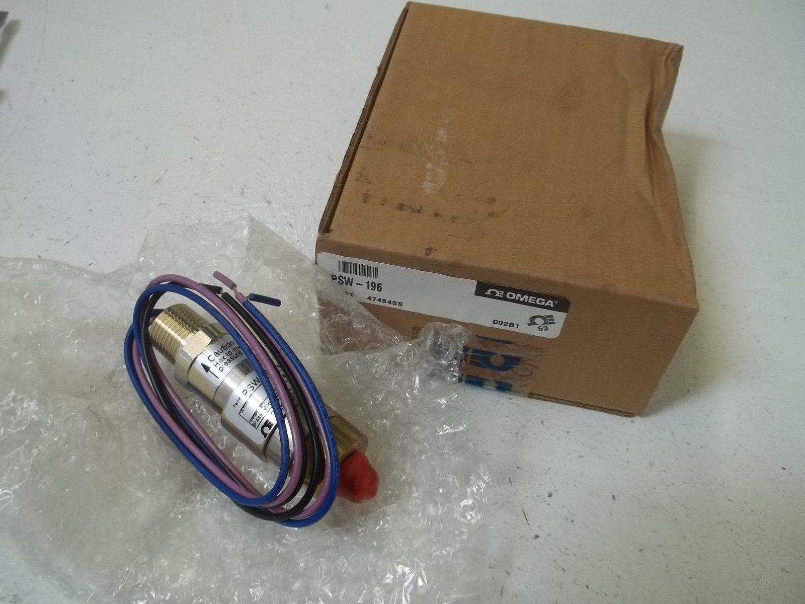 OMEGA PSW-196 PRESSURE CONNECTION NSMP