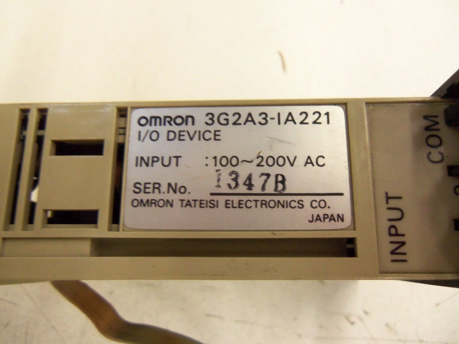 OMRON 3G2A3-IA221 *USED*