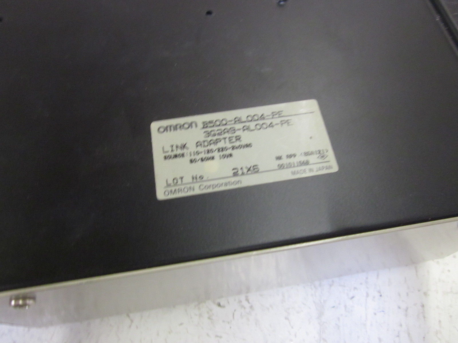 OMRON B500-AL004-PE LINK ADAPTER 240VAC UNMP