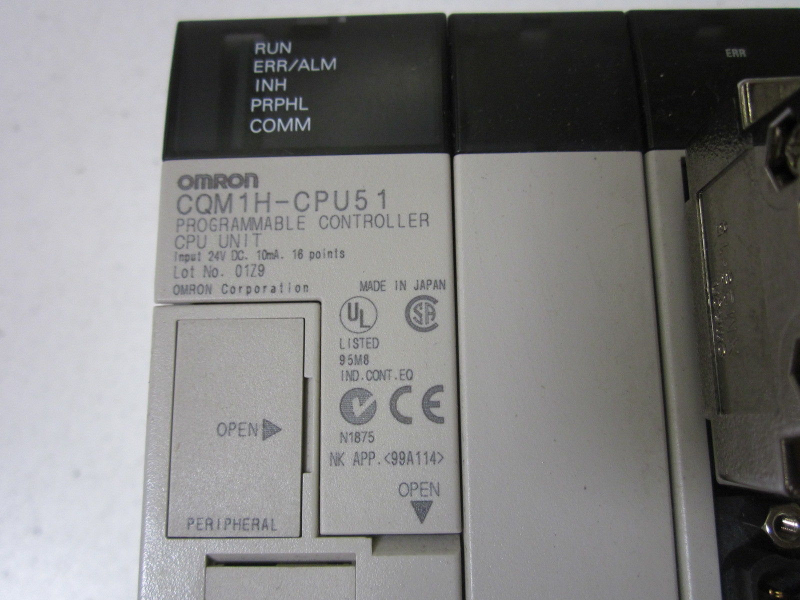 OMRON CQWM1-CPU51 UNMP