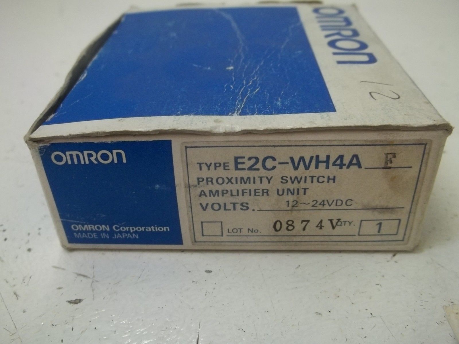 OMRON E2C-WH4AF PROXIMITY SWITCH AMPLIFIER UNIT NSMP