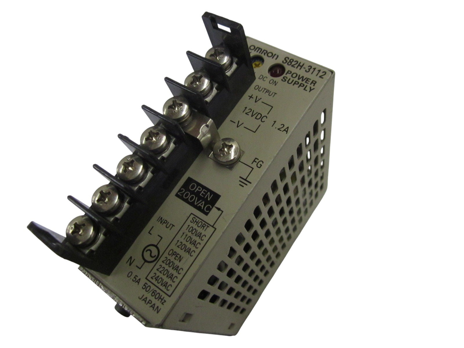 OMRON S82H-3112 POWER SUPPLY 200VAC UNMP