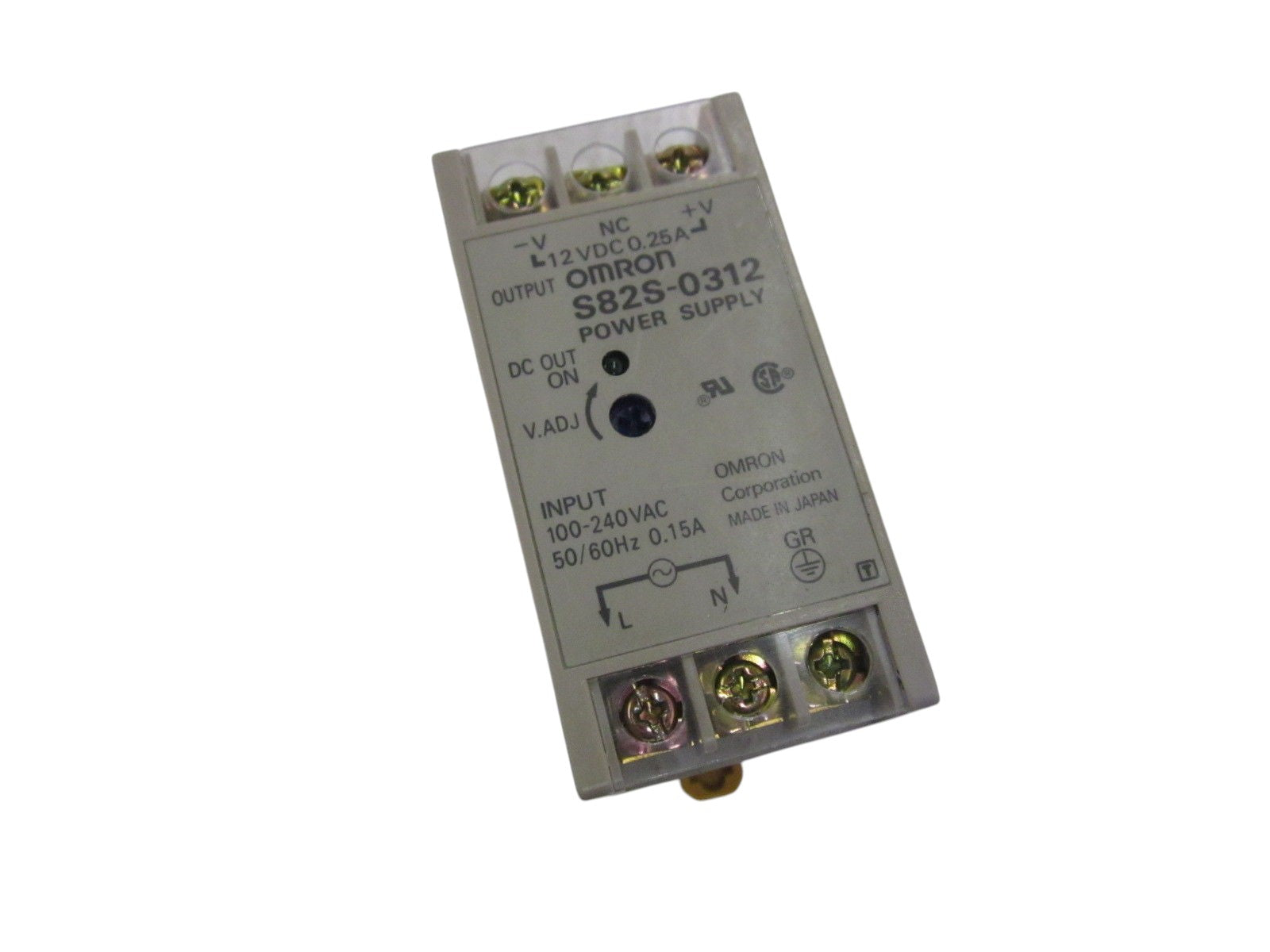 OMRON S82S-0312 POSER SUPPLY 240VAC UNMP