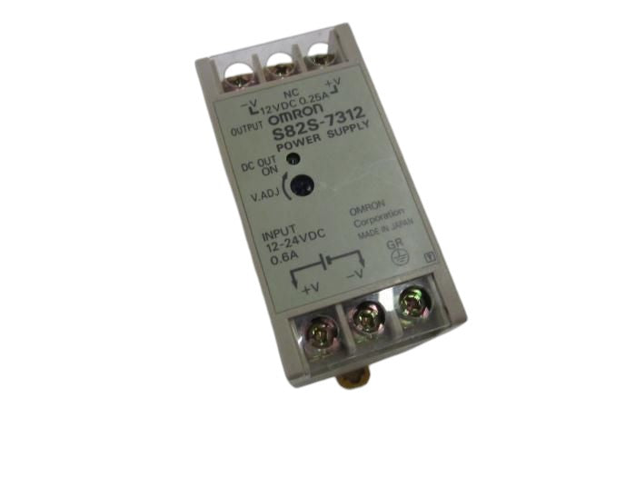 OMRON S82S-7312 POWER SUPPLY 24VDC UNMP