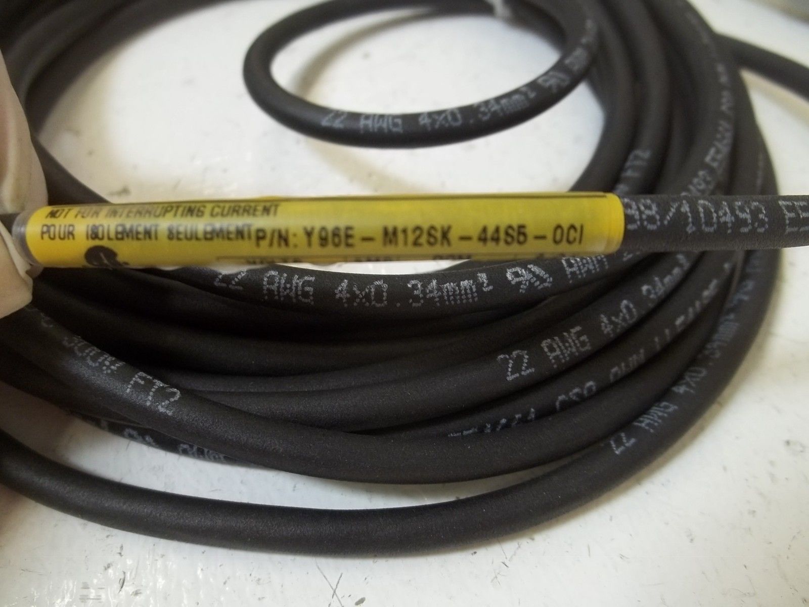 OMRON Y96E-M12SK-44S5-OCI CABLE UNMP