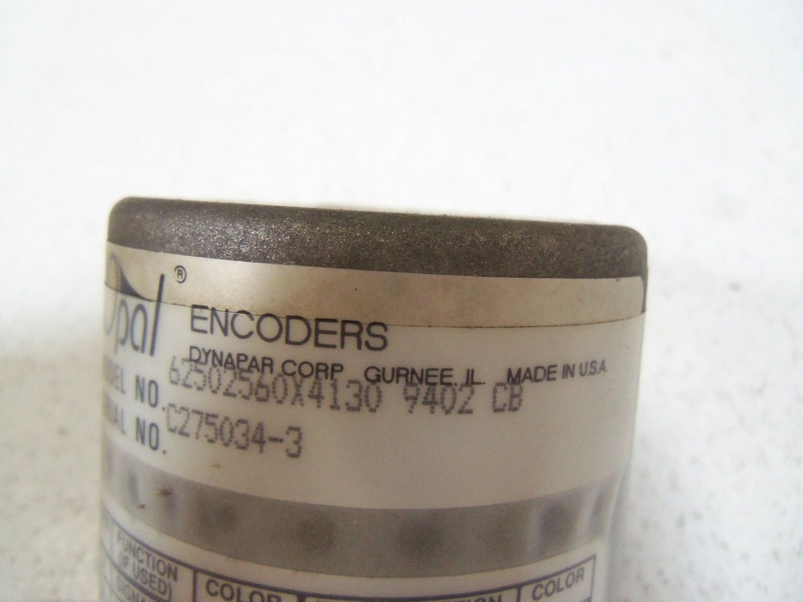 OPAL ENCODER 62502560X4130 UNMP