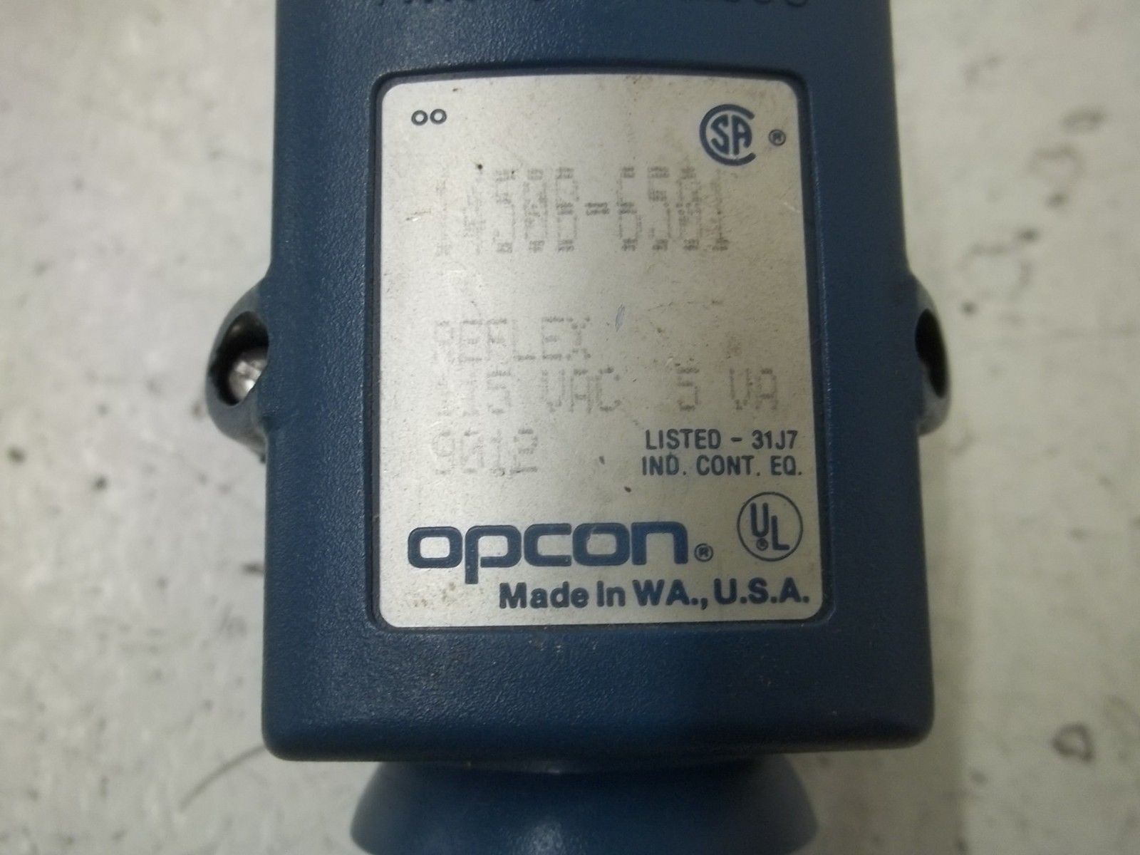 OPCON 1450B-6501 PHOTOELECTRIC REFLEX SENSOR UNMP