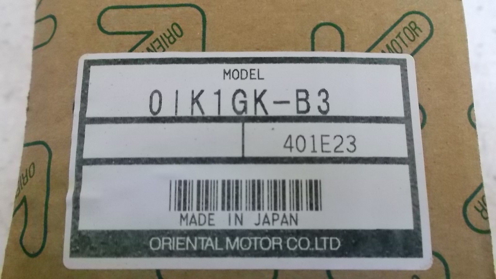 ORIENTAL MOTOR 0IK1GK-B3 INDUCTION MOTOR NSMP