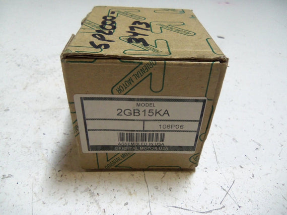 ORIENTAL MOTOR 2GB15KA  GEAR HEAD *NEW IN BOX*