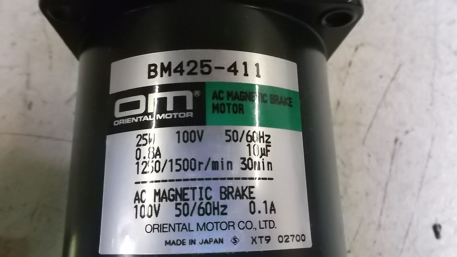 ORIENTAL MOTOR BM425-411 MOTOR NSMP