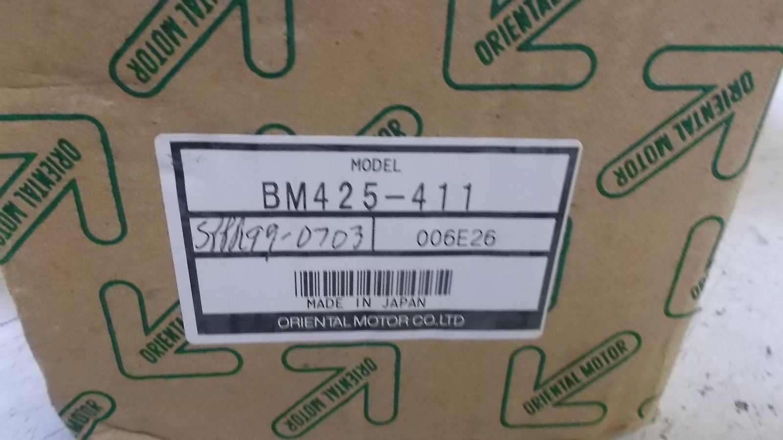 ORIENTAL MOTOR BM425-411 MOTOR NSMP