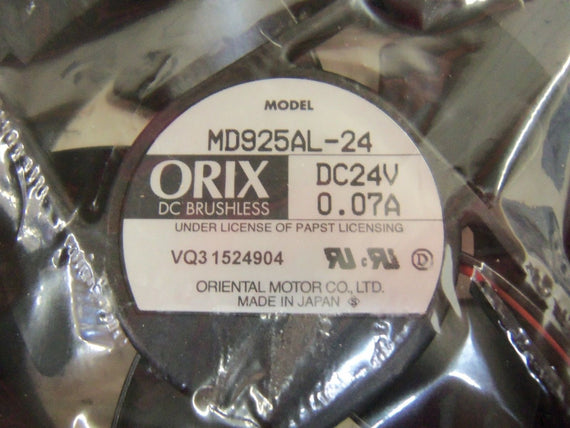 ORIENTAL MOTOR MD925AL-24 AXIAL FLOW FAN NSMP