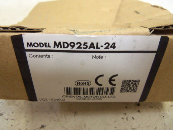 ORIENTAL MOTOR MD925AL-24 AXIAL FLOW FAN NSMP