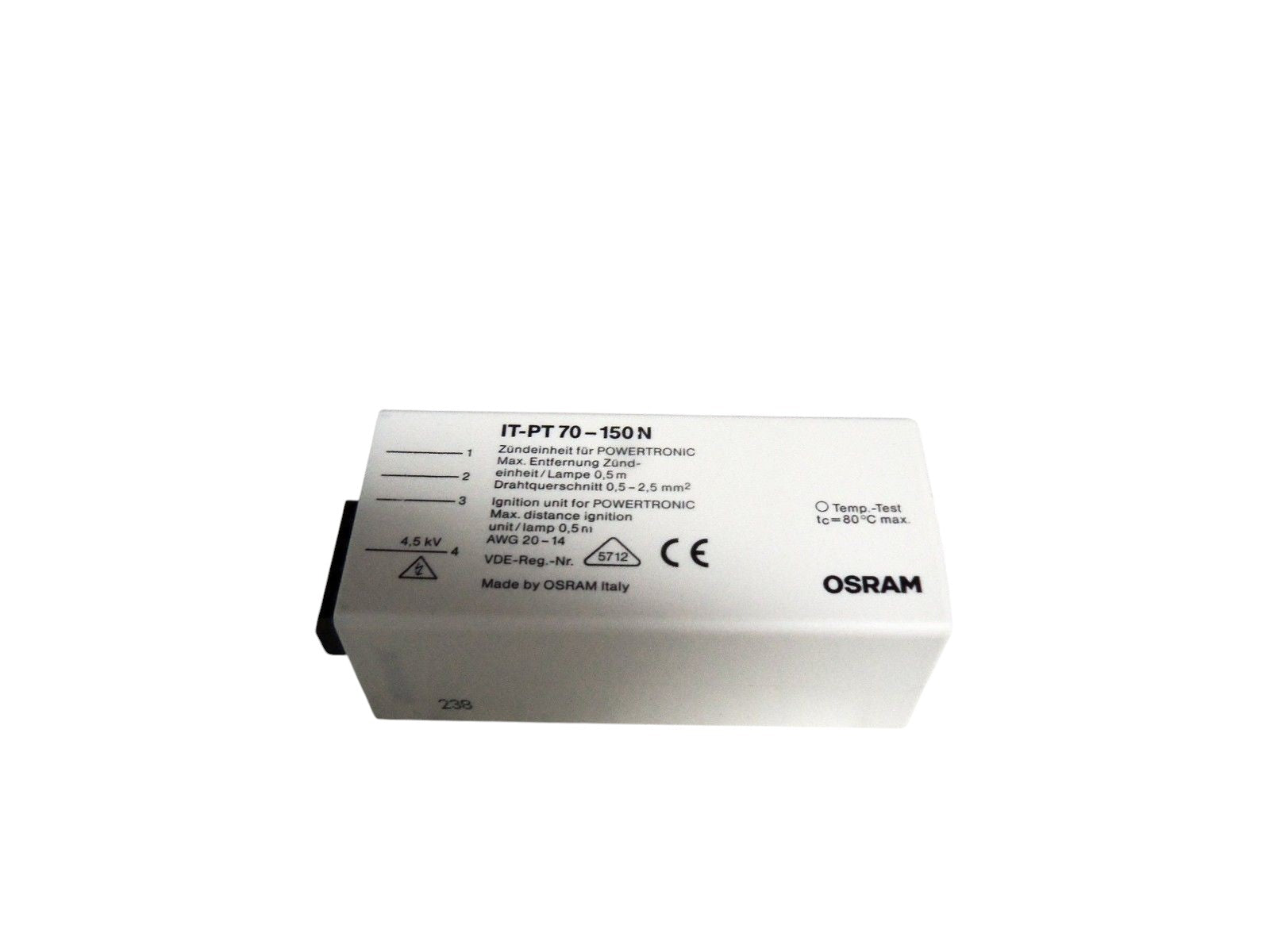 OSRAM IT-PT70-150N IGNITION UNIT FOR POWERTRONIC UNMP