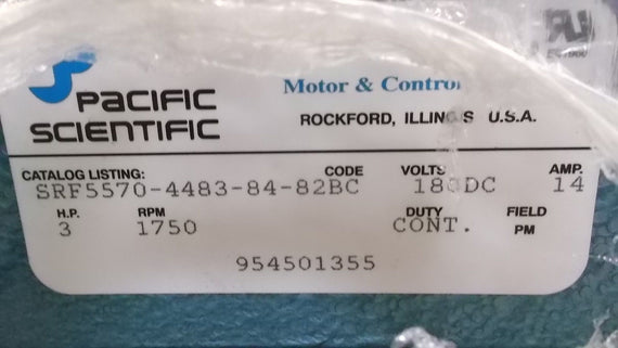 PACIFIC SCIENTIFIC SRF5570-4483-84-82BC MOTOR *NEW IN BOX*