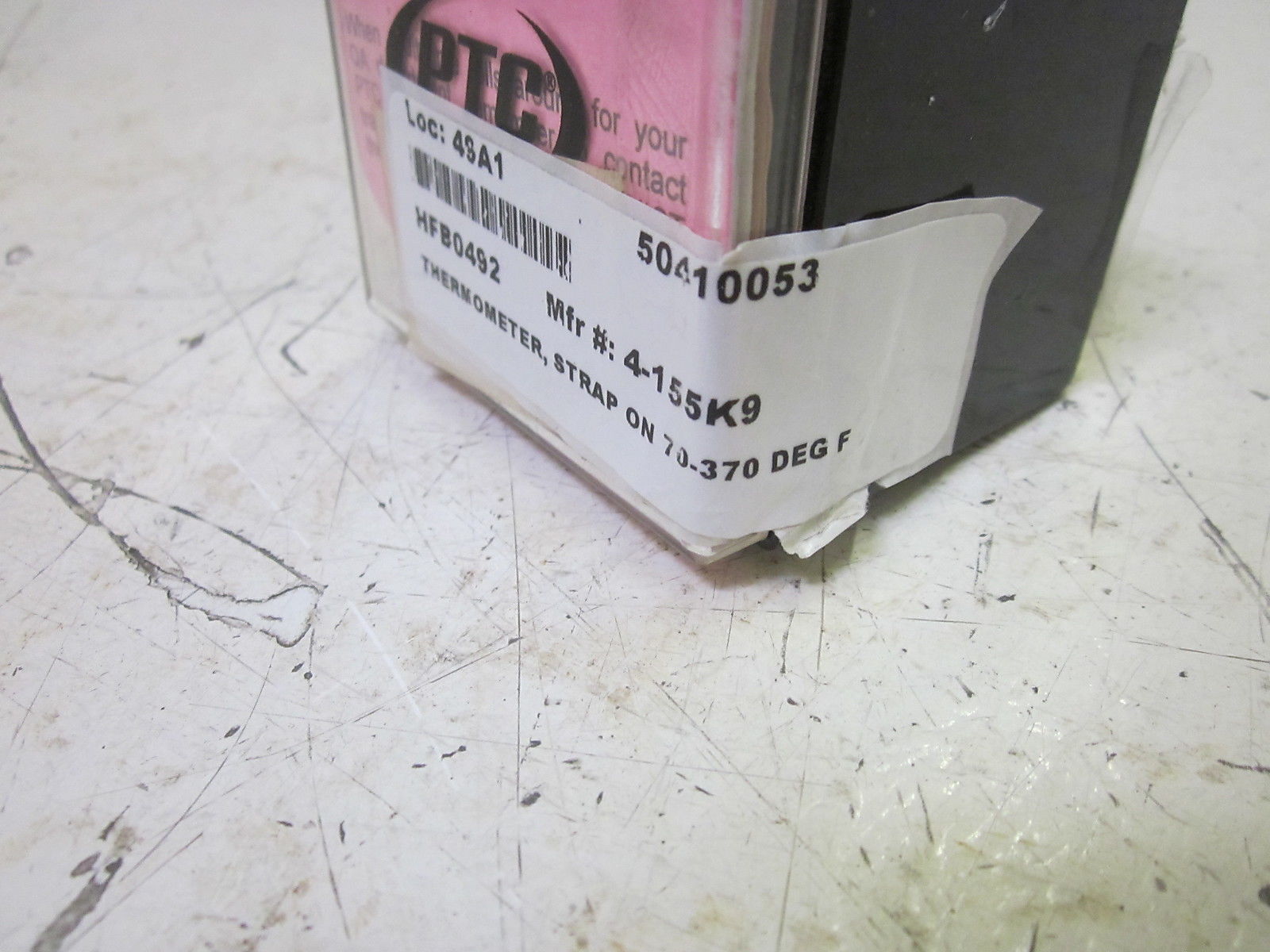 PACIFIC TRANSDUCER CORP. 487F THERMOMETER 70-370 DEGREE F NSMP