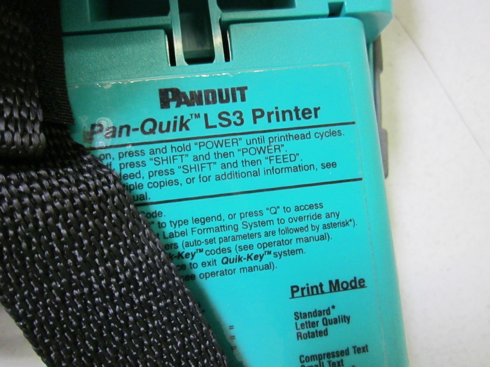 PANDUIT LS3 PRINTER UNMP