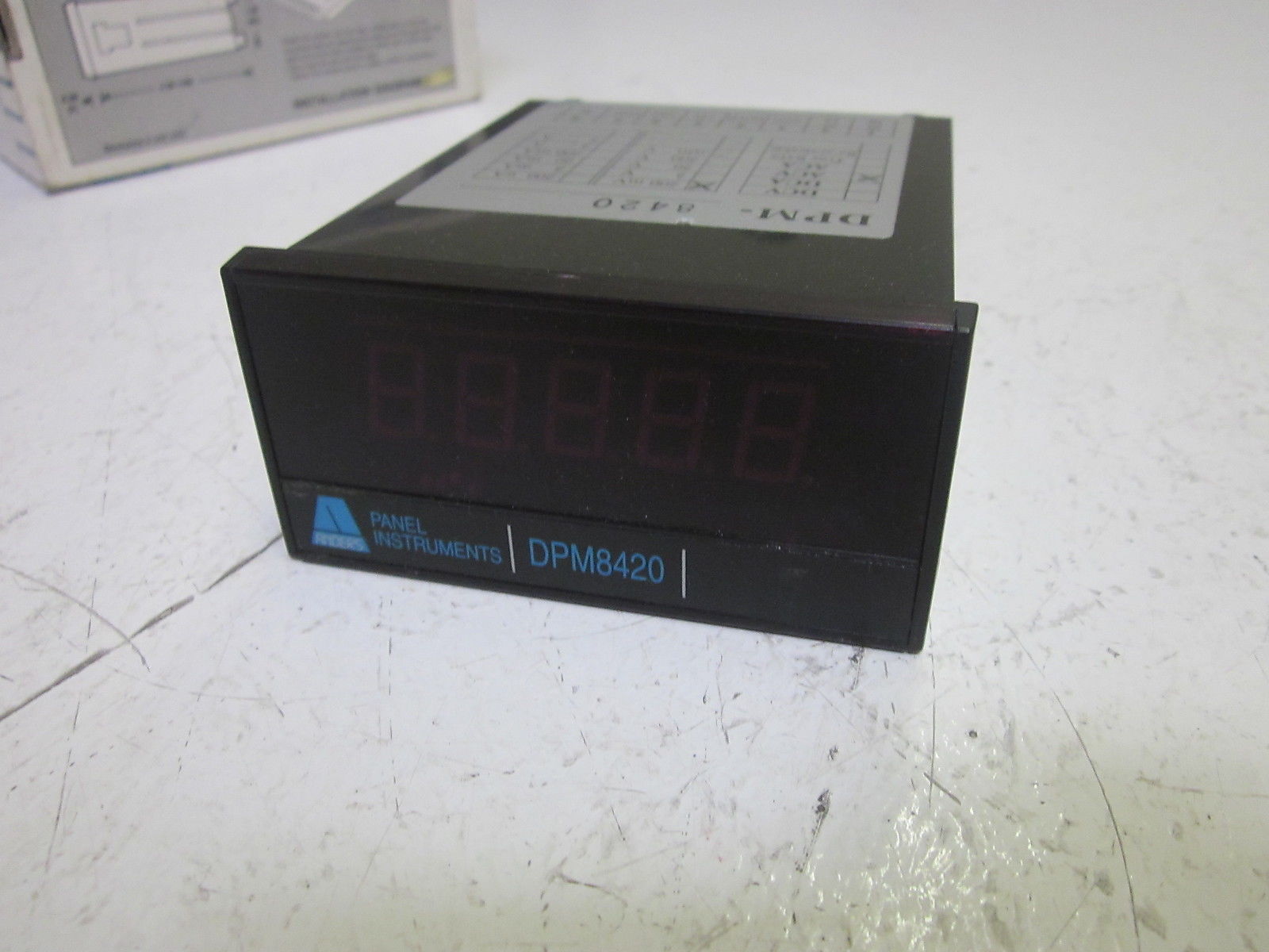 PANEL INSTRUMENTS DPM-8420 PANEL METER 200MV UNMP