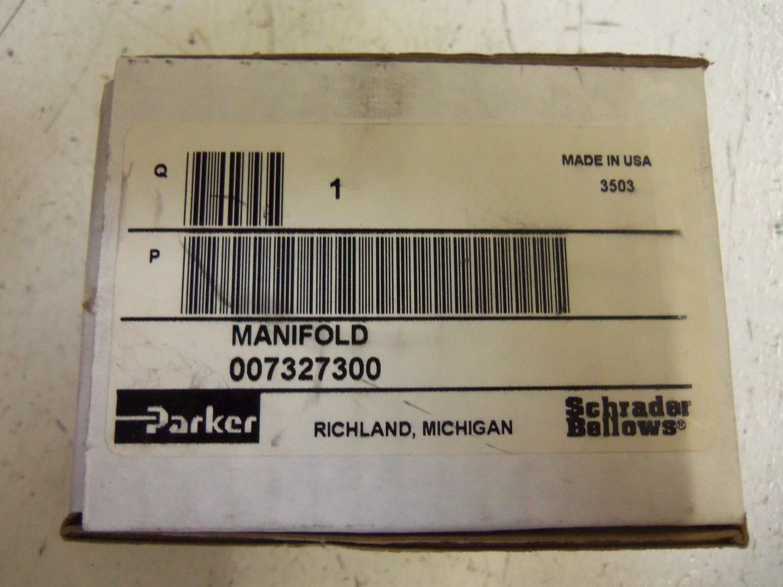 PARKER 007327300 MANIFOLD NSMP