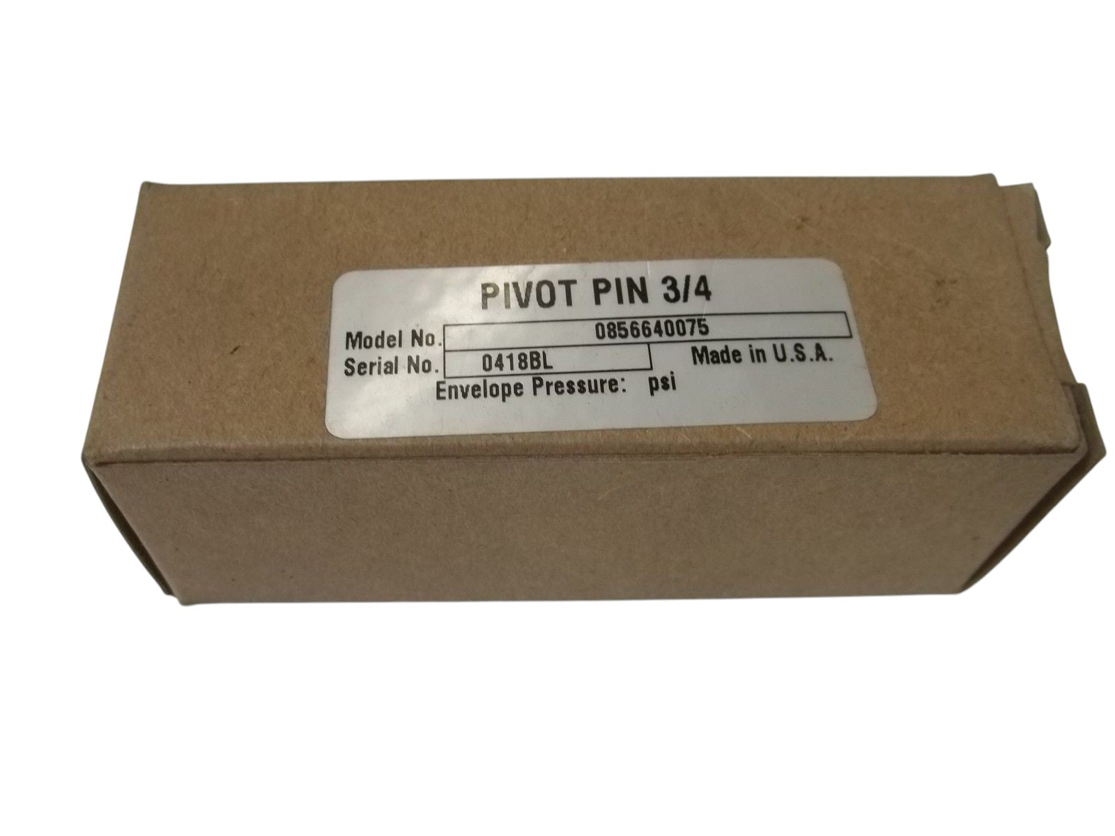 PARKER 0856640075 PIVOT PIN 3/4" NSMP