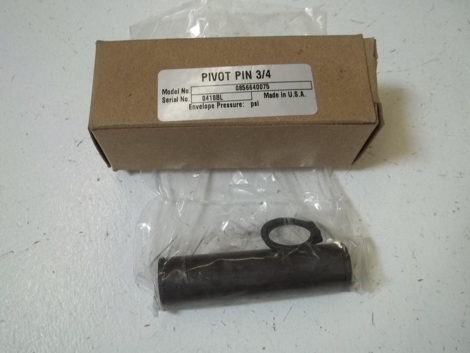PARKER 0856640075 PIVOT PIN 3/4" NSMP