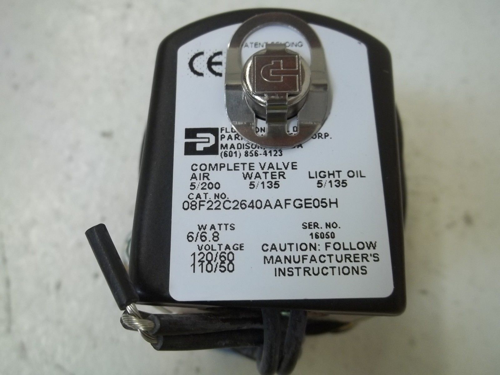 PARKER 08F22C2640AAFGE05H SOLENOID VALVE NSNP