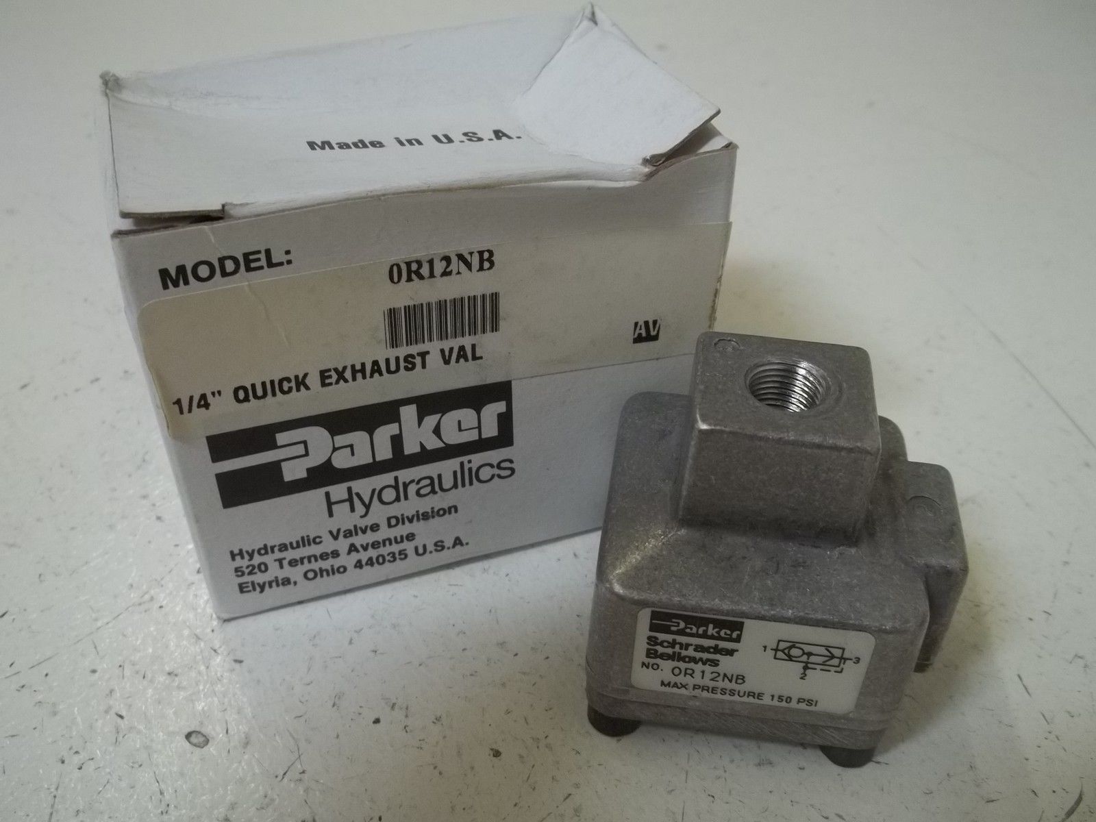 PARKER 0R12NB EXHAUST VALVE NSMP